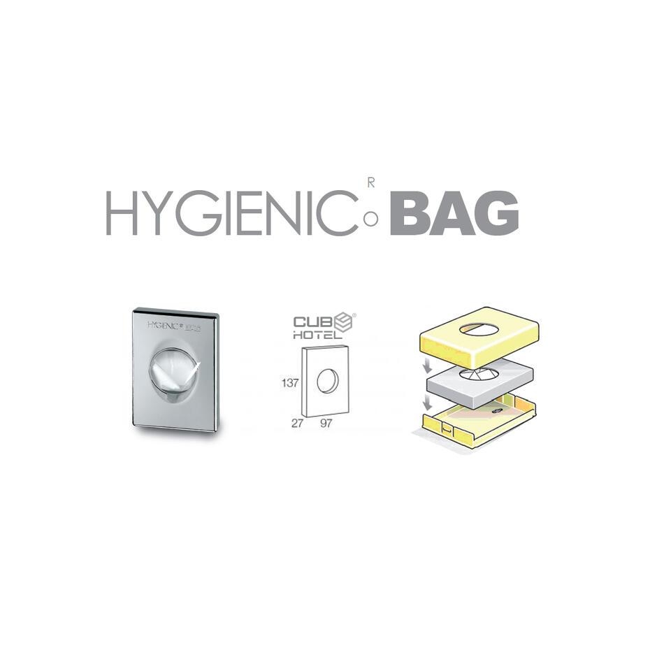 Dispensador Bolsas Higiénicas Abs Preto Mate